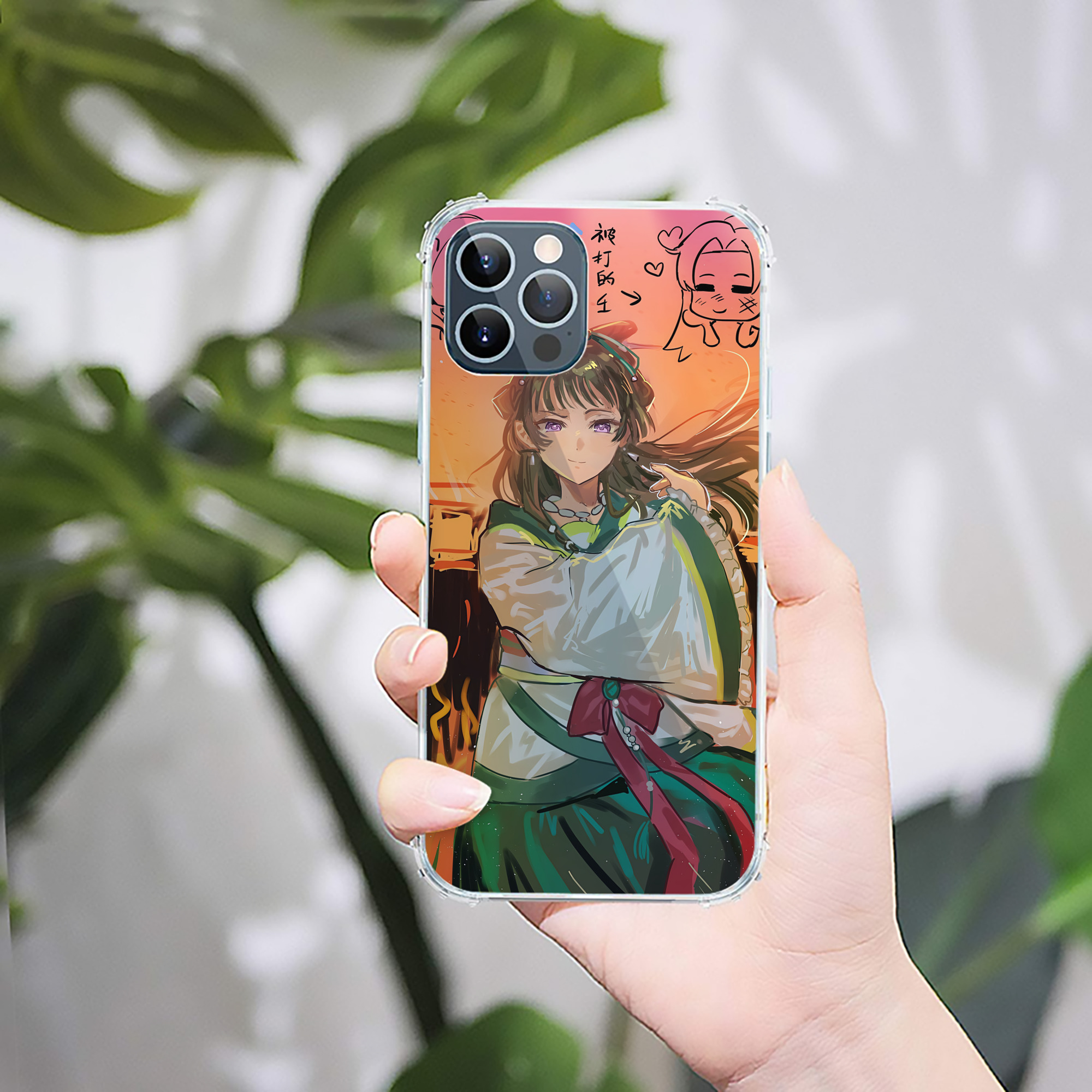 （画像用） 薬屋のひとりごと The Apothecary Diaries 【iPhone 12シリーズ対応】透明スマホケース（クリアソフトケース）